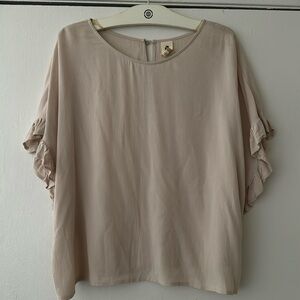 Boxy Cream Blouse